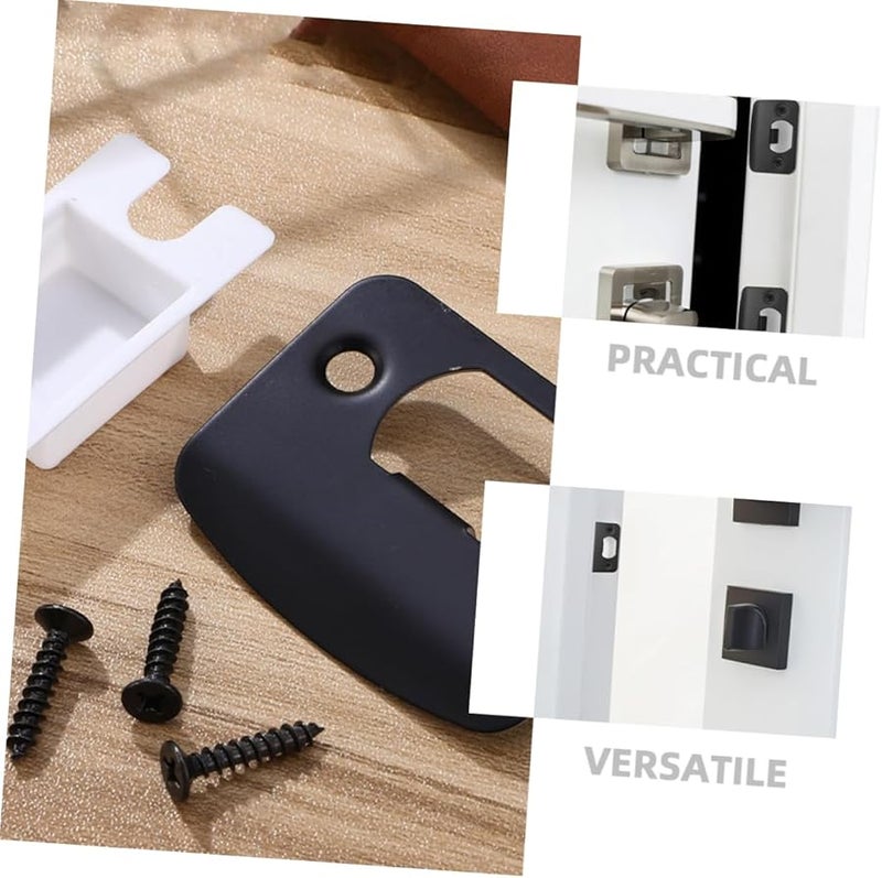 2Pcs Stainless Steel Door Strike Plate For Secure Deadbolt Lock Easy Installation - Image 4